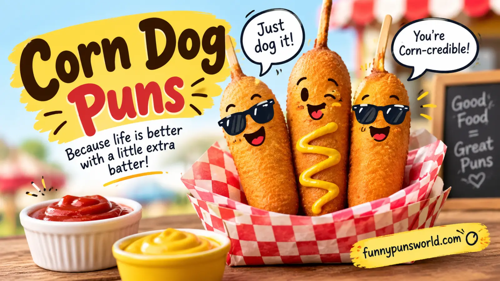 Corn dog puns