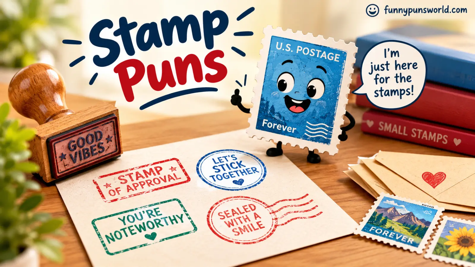 stamp puns